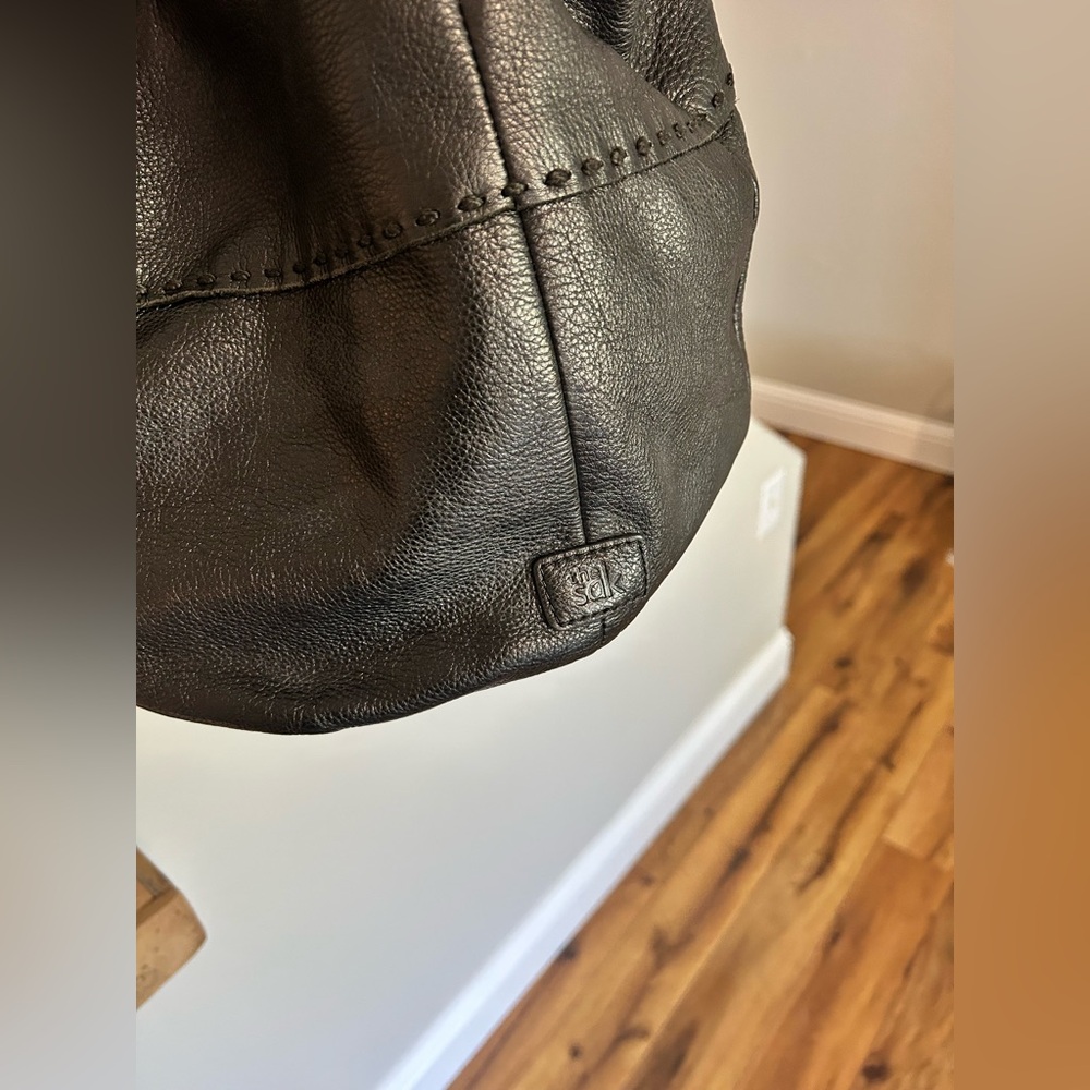 The Sak Black Braided-Handle Hobo Bag - Picture 2 of 11